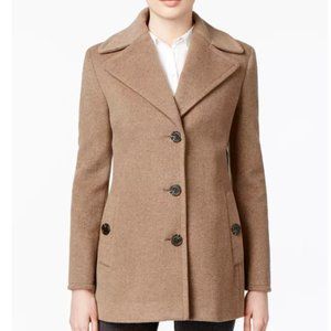 Calvin Klein Wool-Cashmere Double Breasted Peacoat